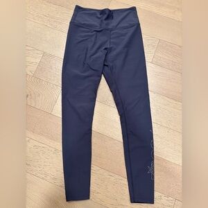 SoulCycle Grey/Blue Leggings with Silver Star